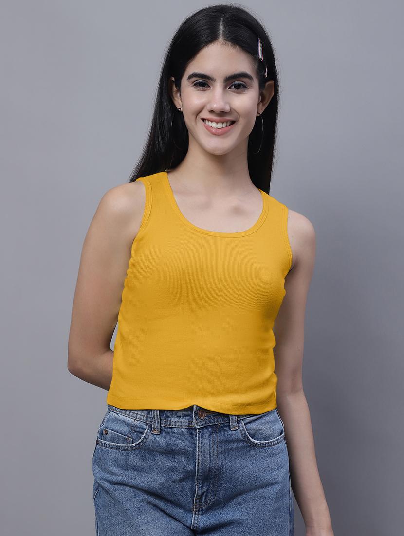 women's plain round neck top - 20013054 -  Zoom Image - 0