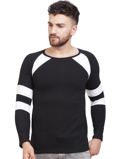 solids round neck ranglan t-shirt - 20014379 - Standard Image - 0