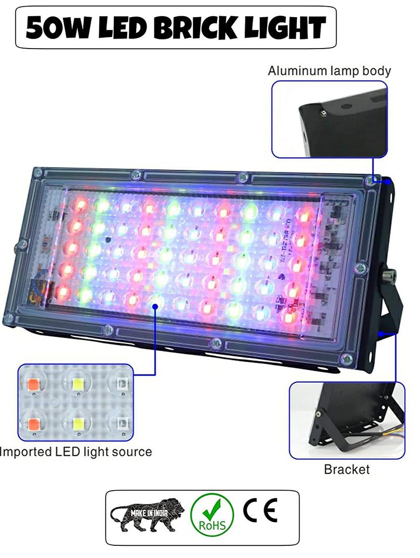 daybetter aluminium corded electric energy efficient and adjustable multi led brick light - 20016965 - Zoom Image - 0