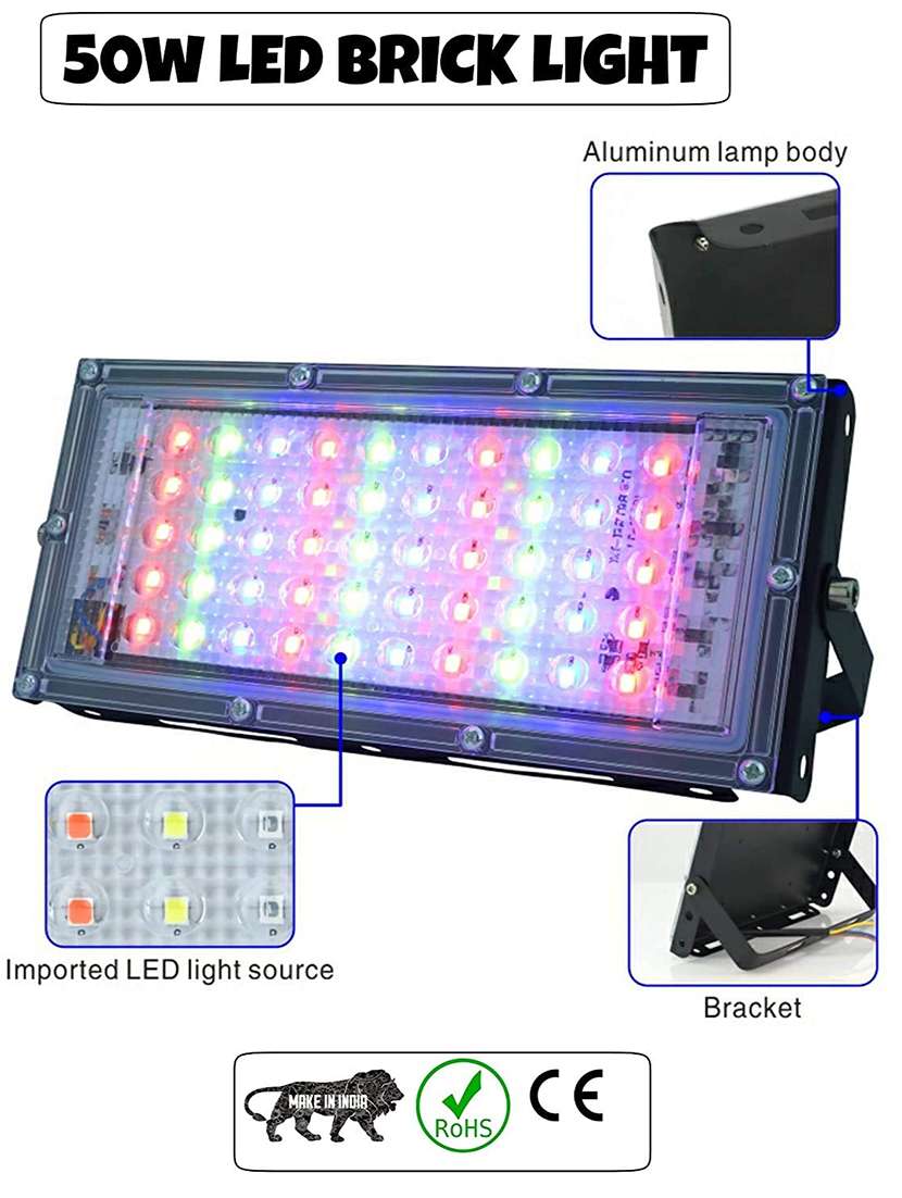 daybetter abs corded electric waterproof multi led brick light - 20016987 - Zoom Image - 0