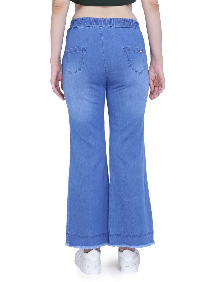 women's plain bootcut jeans - 20017559 -  Standard Image - 3