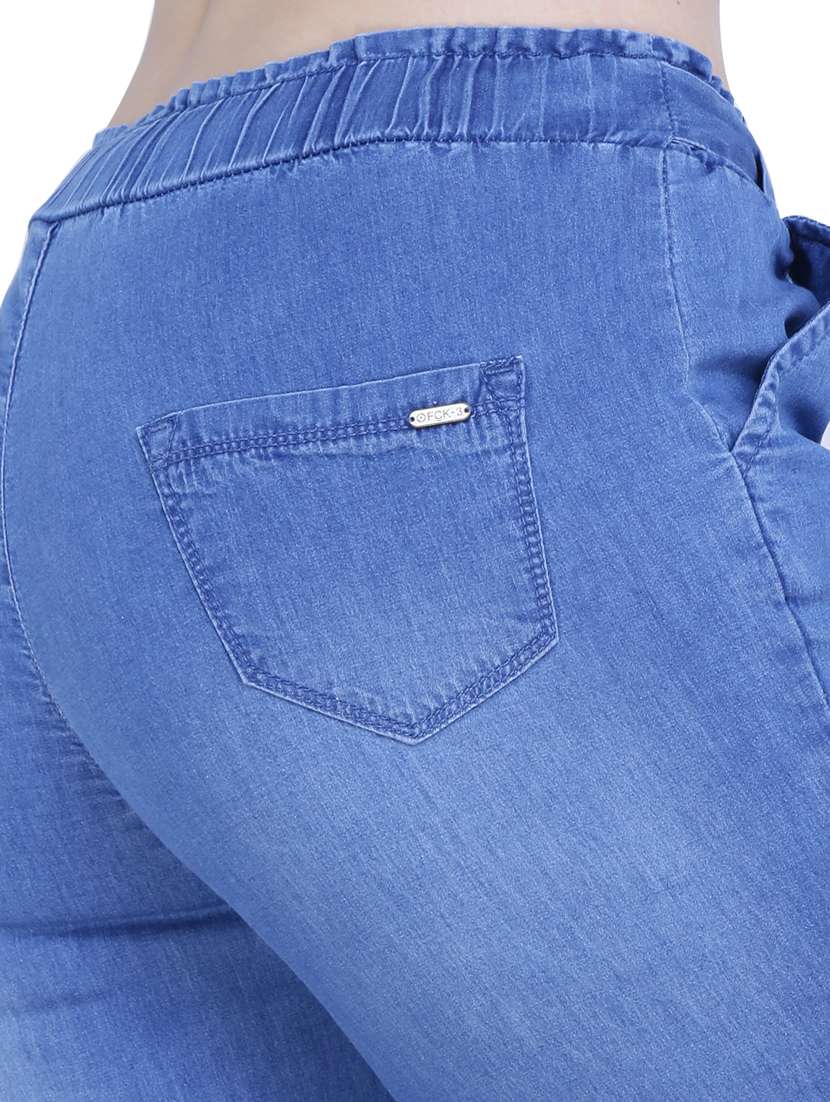 women's plain bootcut jeans - 20017559 -  Standard Image - 5