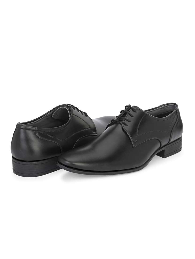 black lace-up derby shoes - 20017599 -  Standard Image - 3