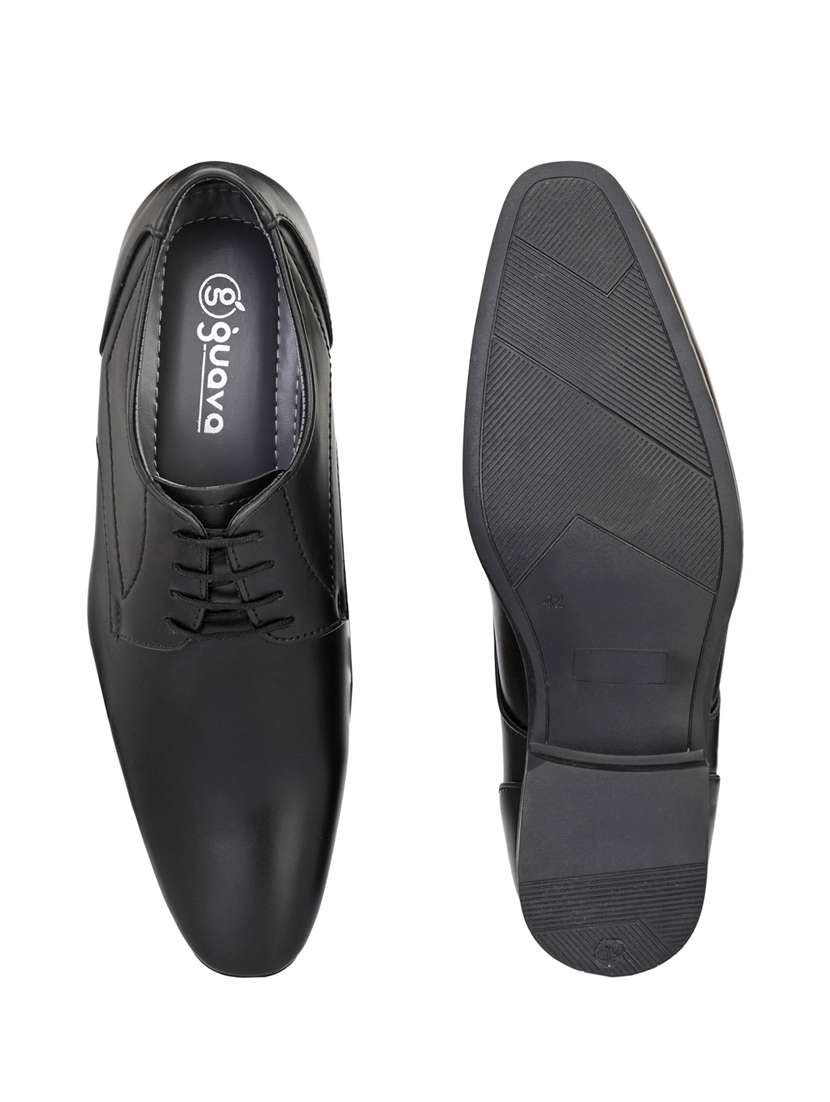 black lace-up derby shoes - 20017599 -  Standard Image - 5