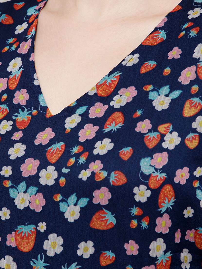 women's fit & flare floral dress - 20018437 -  Standard Image - 3