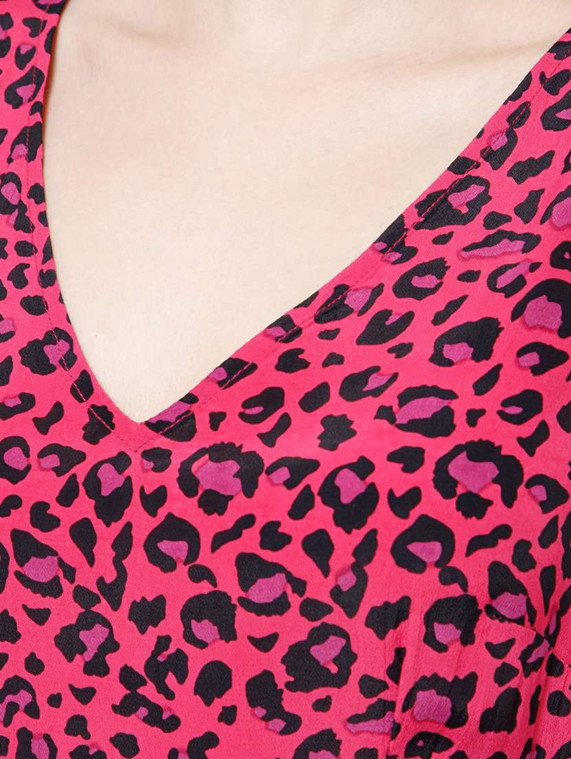 women's tiered dress printed dress - 20018439 -  Standard Image - 3