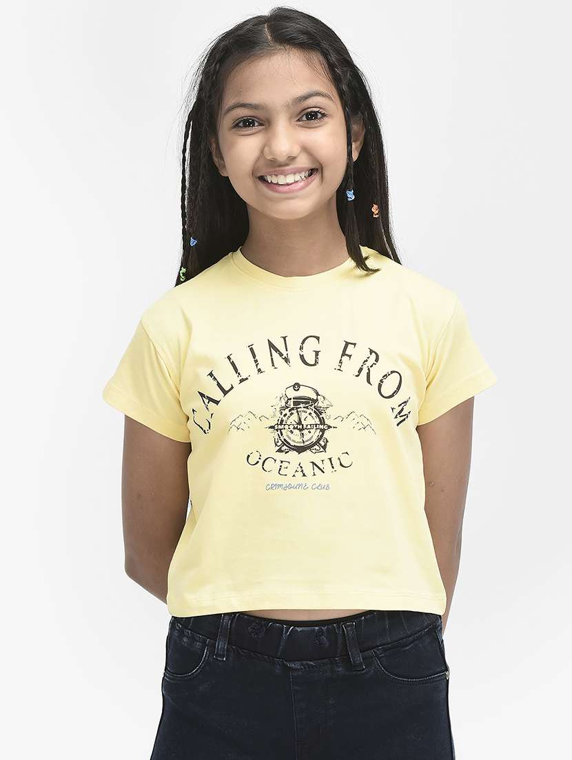 yellow cotton tee