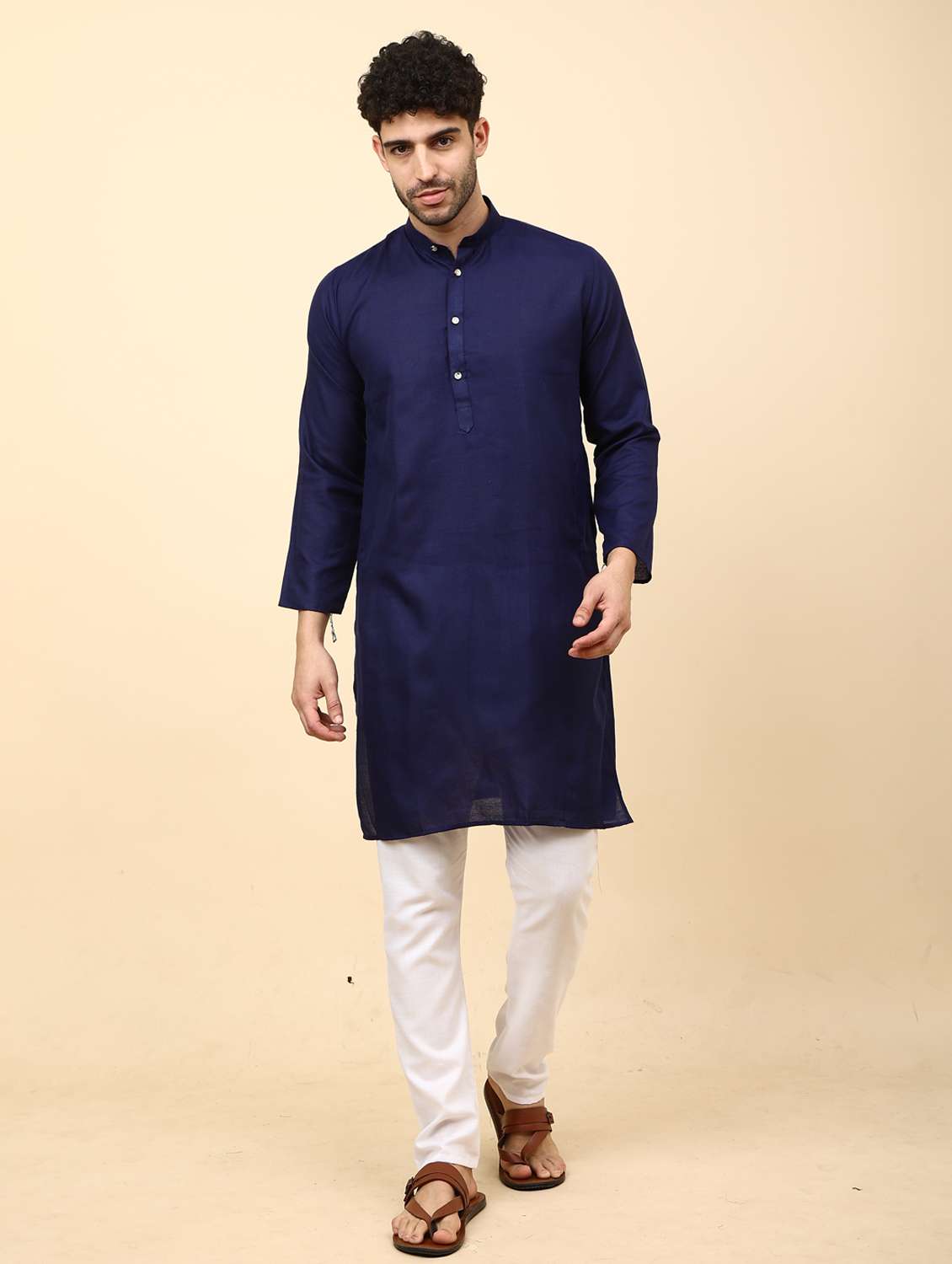 pack of 2 solid kurta pyjama set - 20018713 -  Standard Image - 3