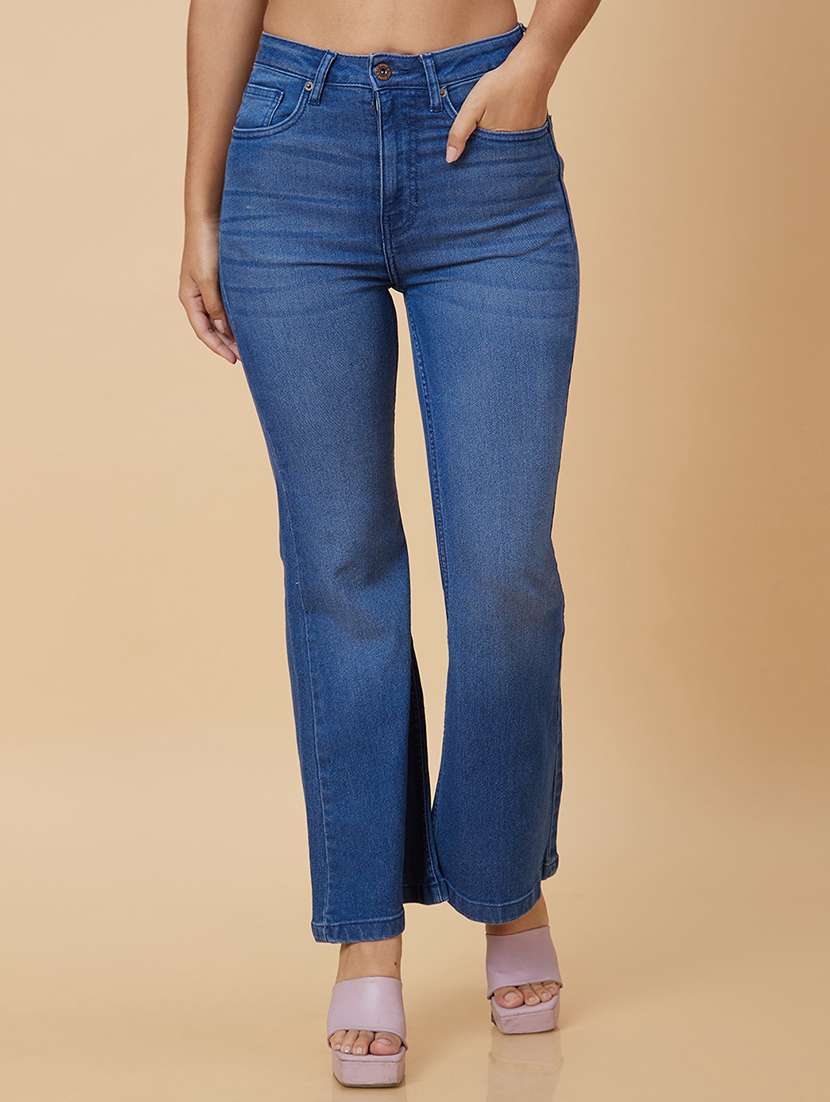 women's plain bootcut jeans - 20018994 -  Zoom Image - 0