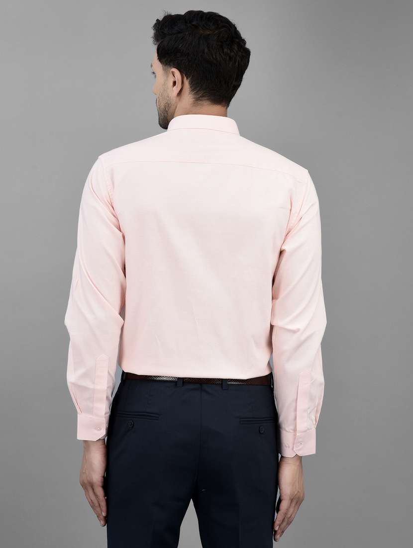 mens solids formal shirt - 20019059 - Standard Image - 3