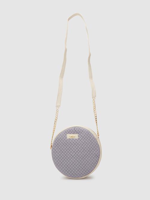 purple leatherette (pu) sling bag - 20019106 - Standard Image - 0