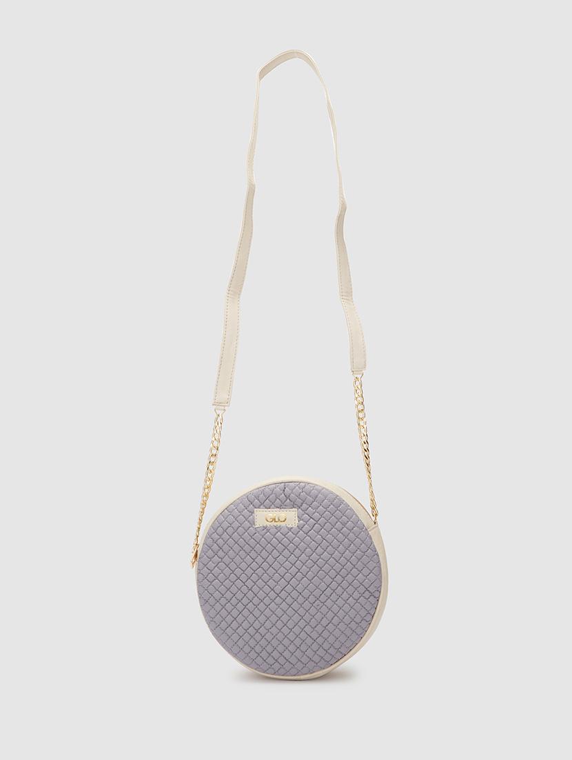 purple leatherette (pu) sling bag - 20019106 - Zoom Image - 0
