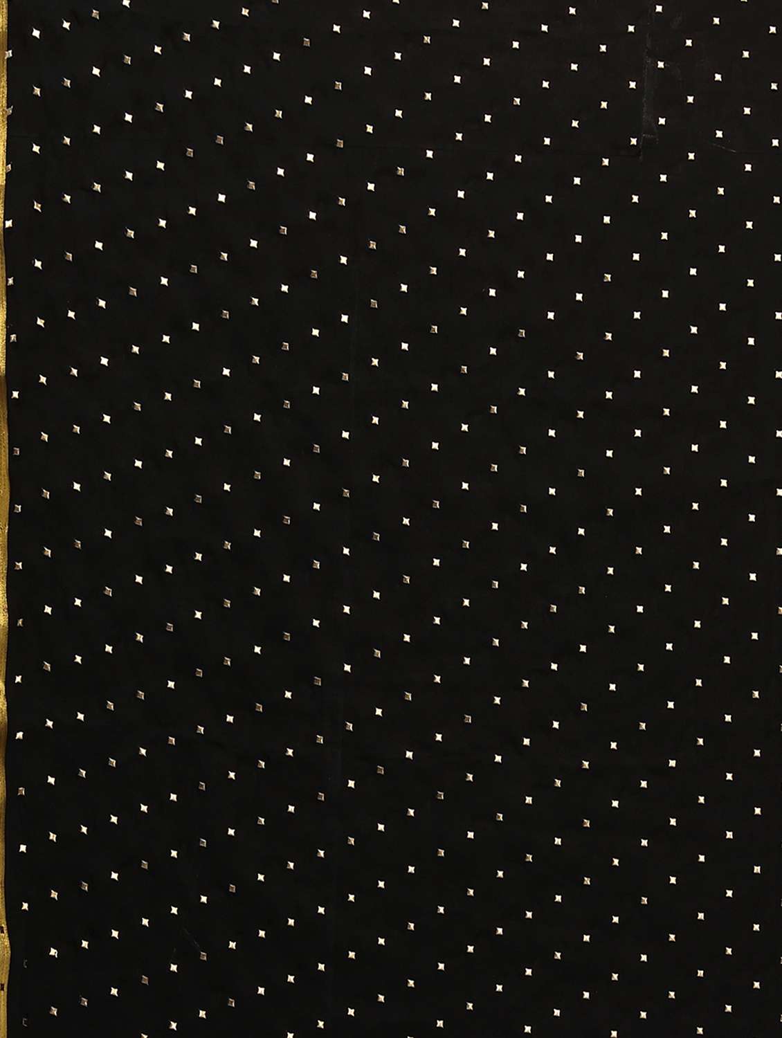 black chiffon printed saree with blouse - 20021540 -  Standard Image - 3