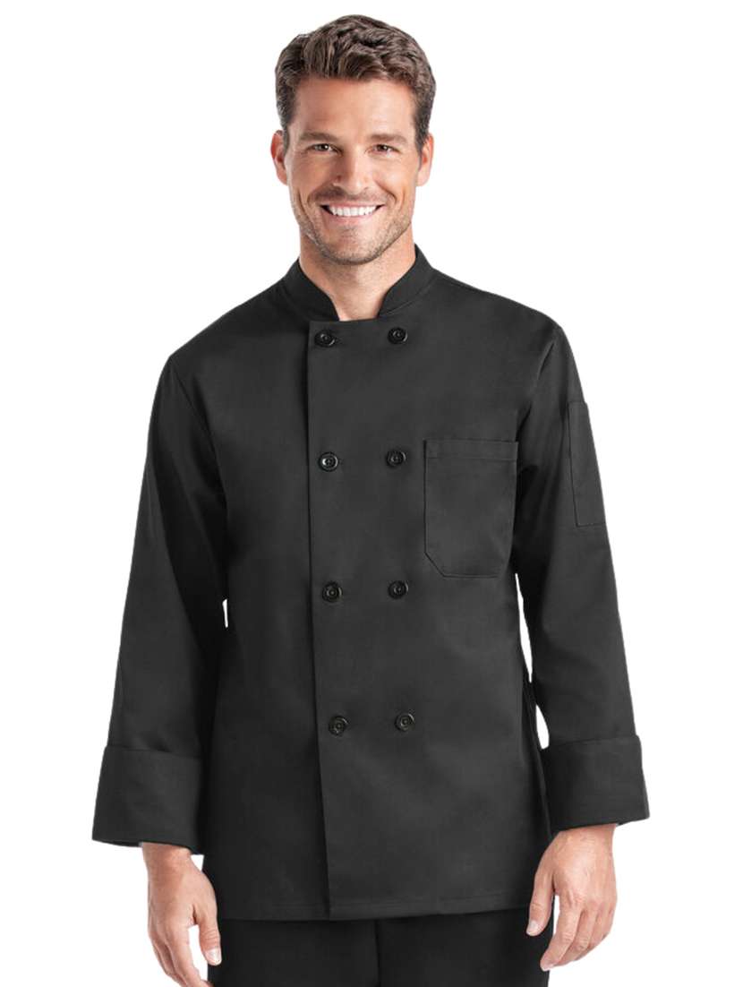 uniformer solid black apron