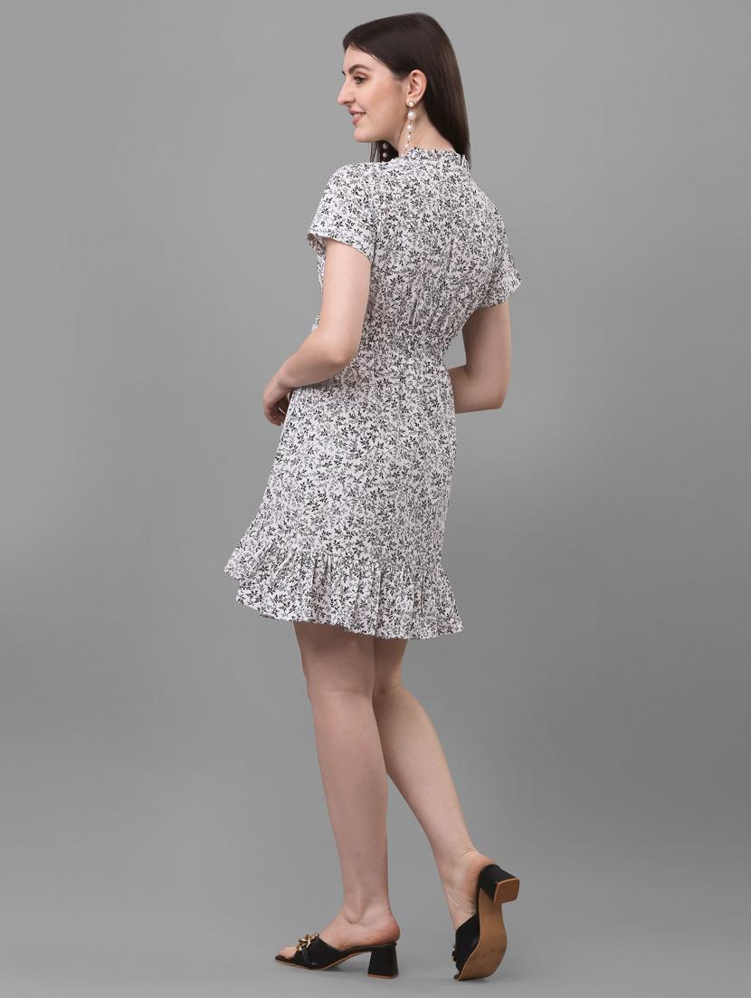 women's tiered dress floral dress - 20021806 - Standard Image - 3