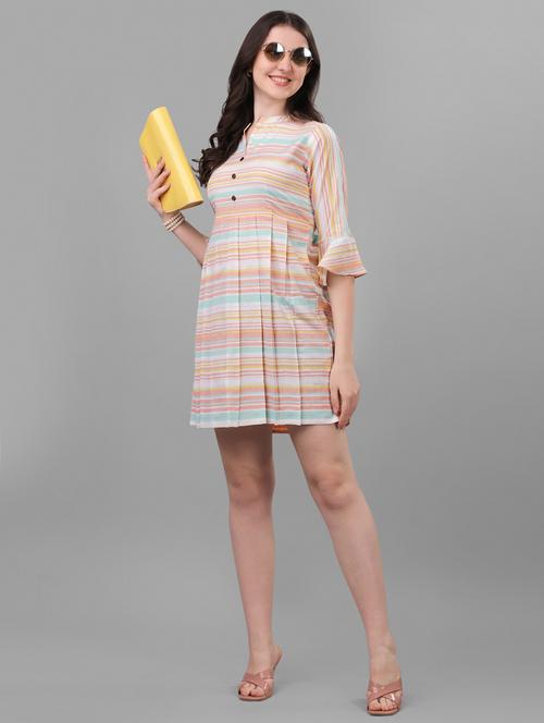 women's striped dress - 20021811 - Standard Image - 0
