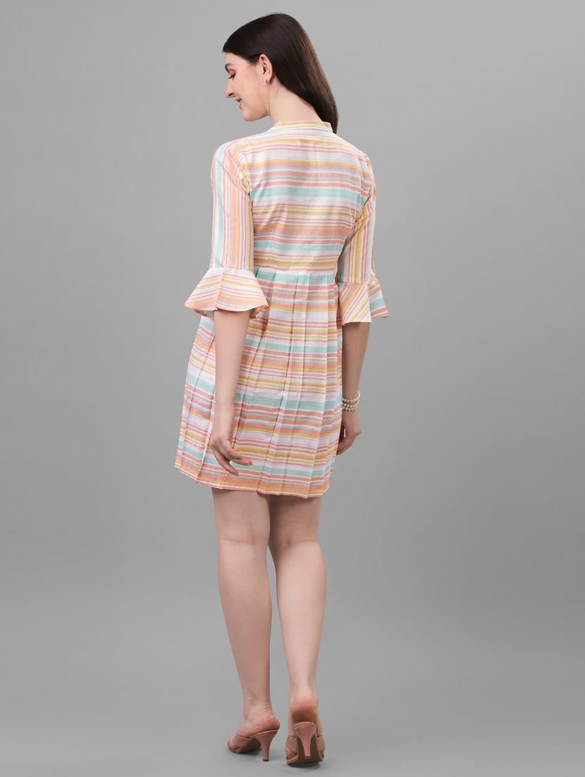 women's striped dress - 20021811 - Standard Image - 3