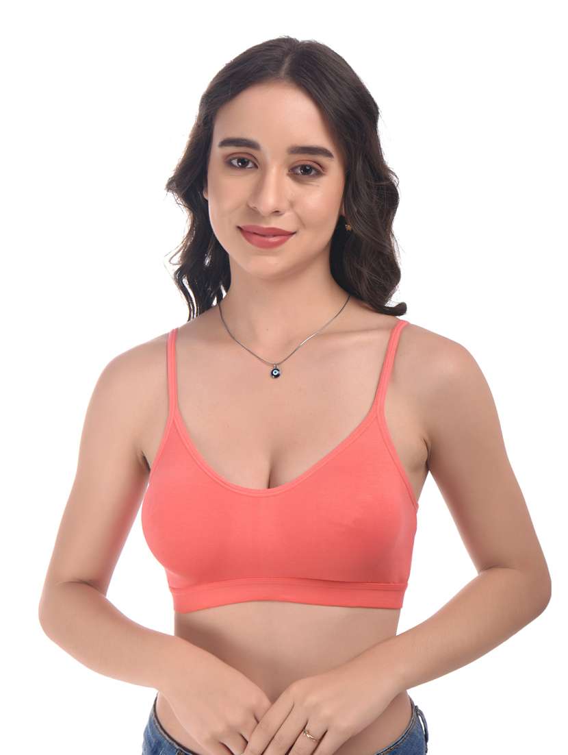 orange hosiery sports bra - 20021881 - Zoom Image - 0