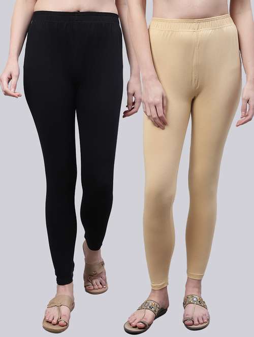pack of 2 solid leggings - 20021948 -  Standard Image - 0