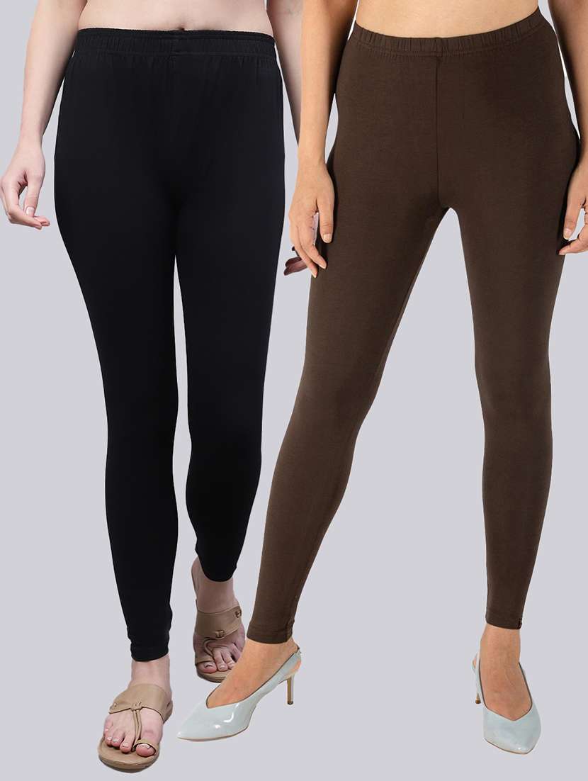 pack of 2 solid leggings