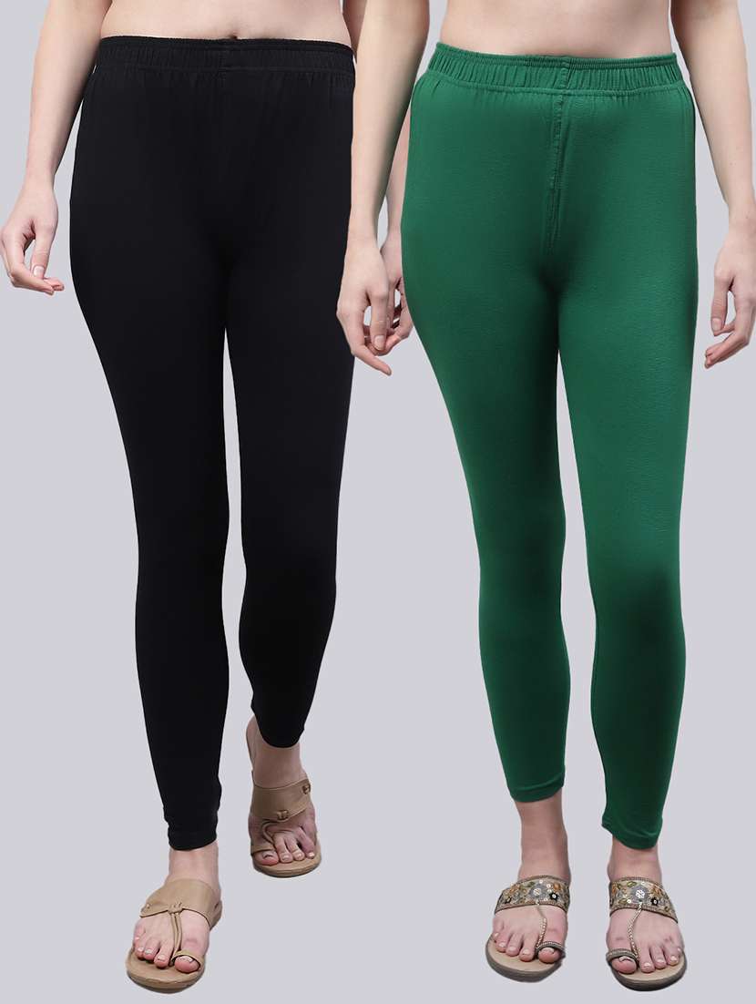 pack of 2 solid leggings