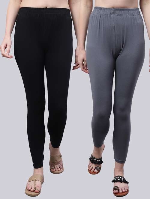 pack of 2 solid leggings - 20021957 - Standard Image - 0