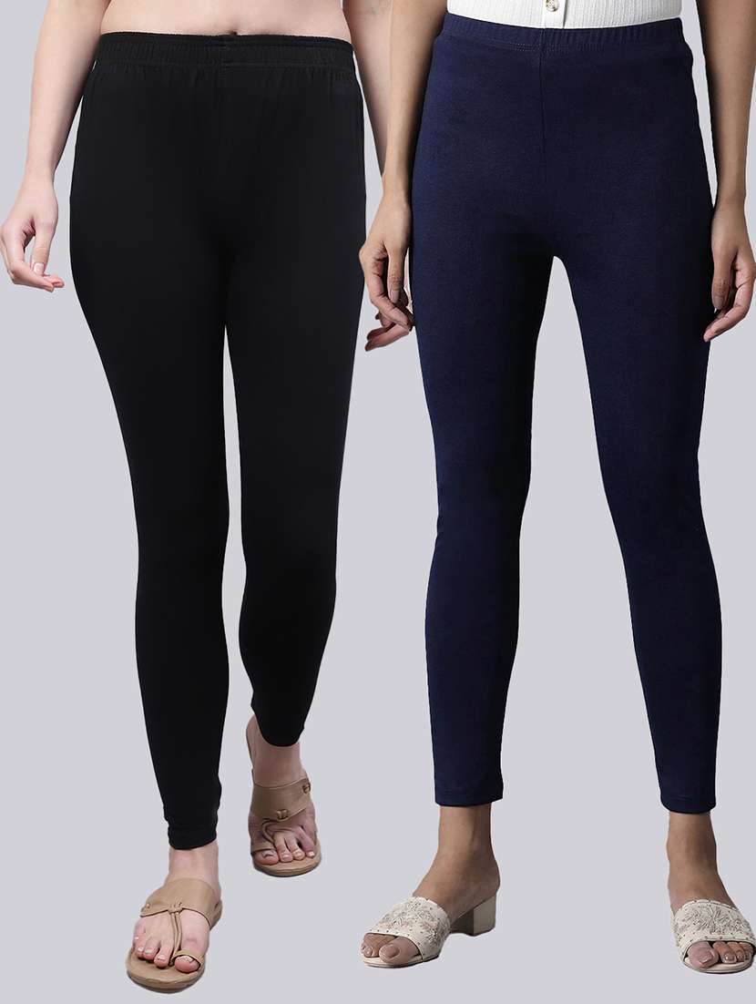 pack of 2 solid leggings