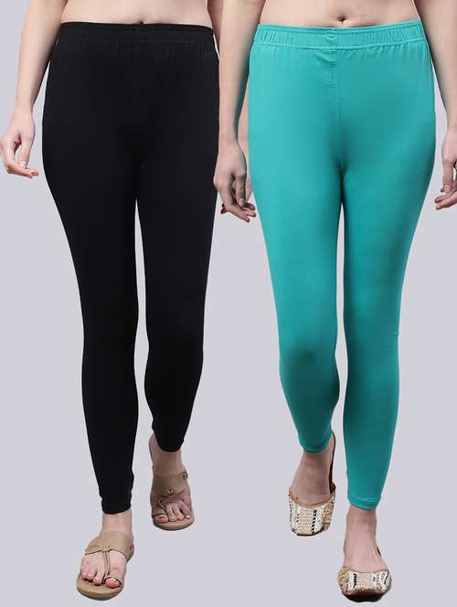 pack of 2 solid leggings - 20021975 -  Standard Image - 0