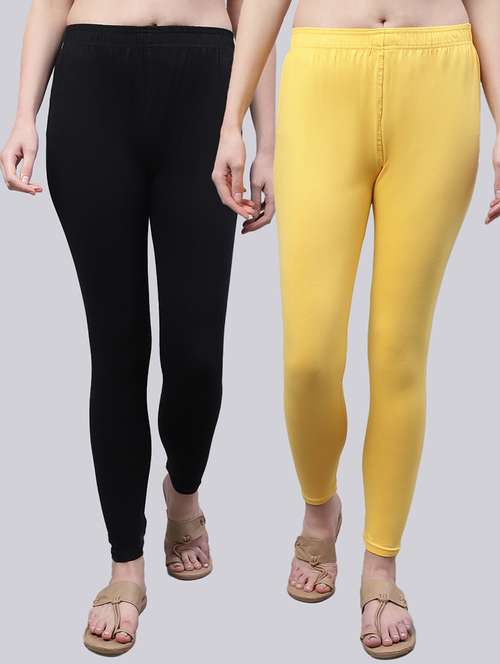 pack of 2 solid leggings - 20021981 -  Standard Image - 0