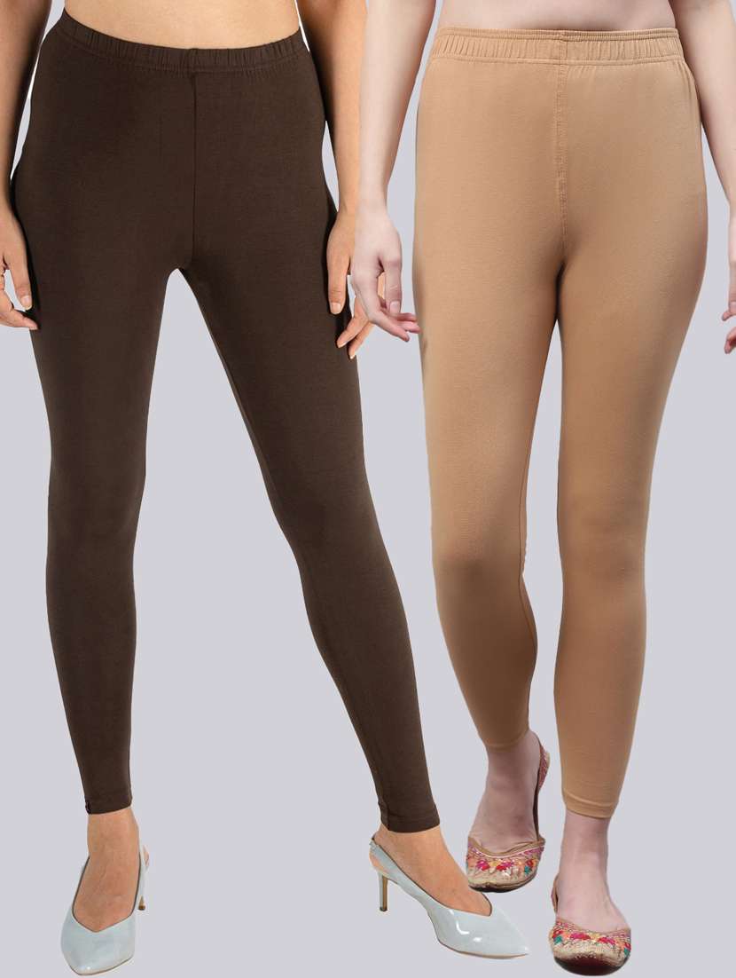 pack of 2 ankle length leggings - 20021987 - Zoom Image - 0