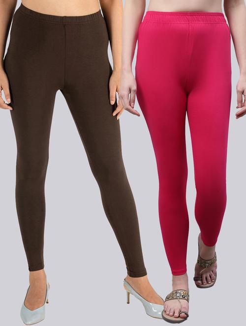 pack of 2 ankle length leggings - 20021991 -  Standard Image - 0