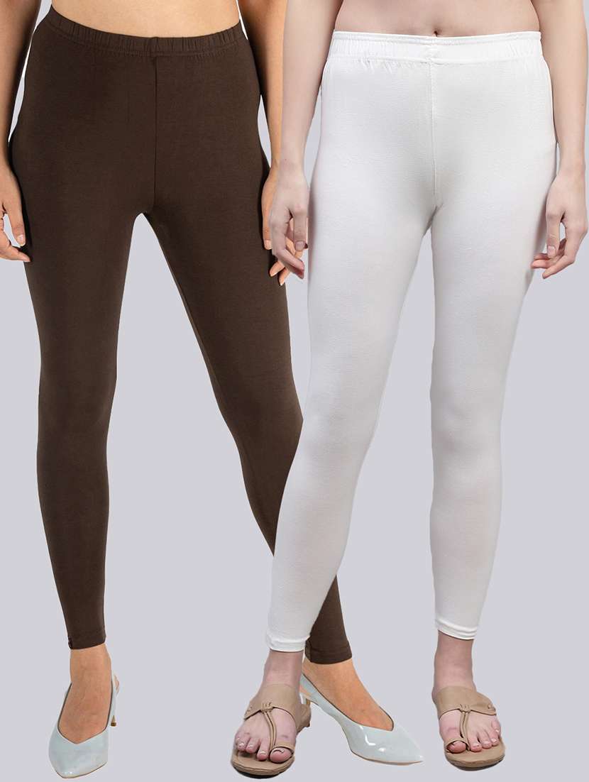 pack of 2 solid leggings