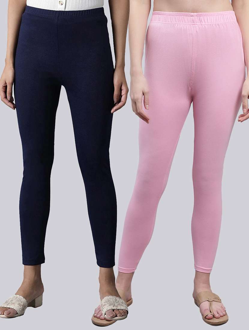 pack of 2 solid leggings