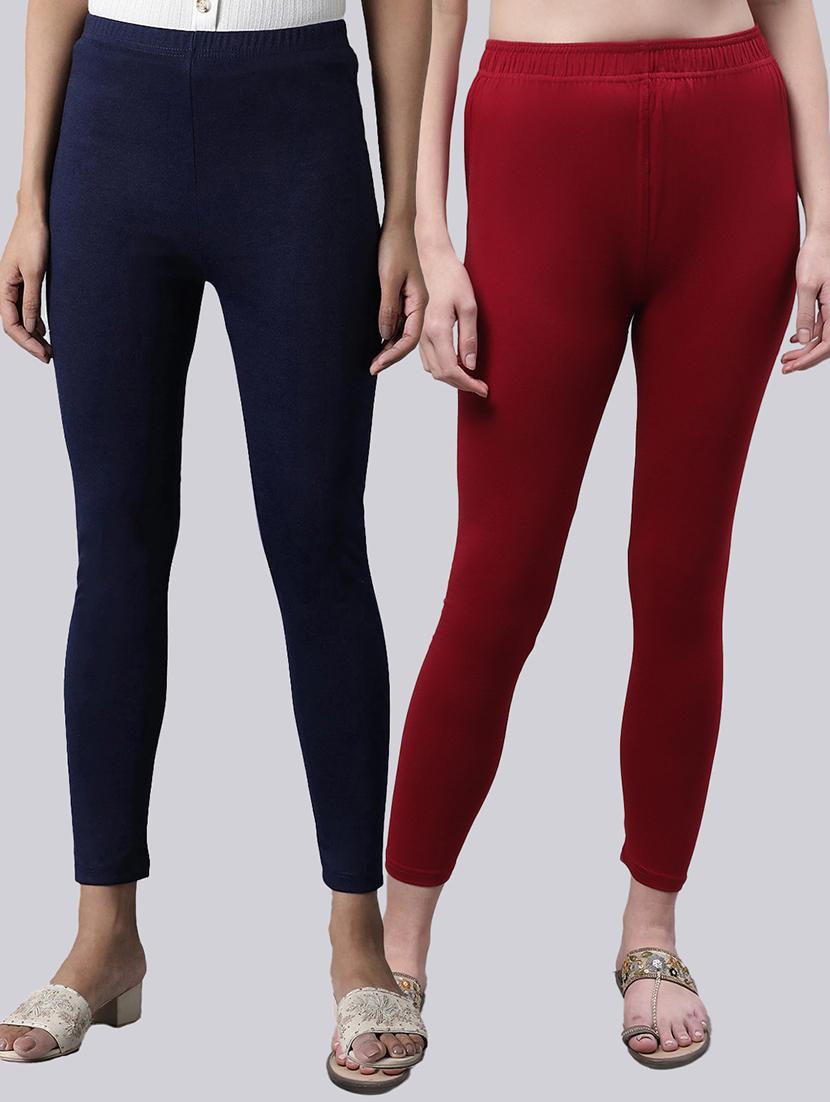 pack of 2 solid leggings - 20022023 - Zoom Image - 0