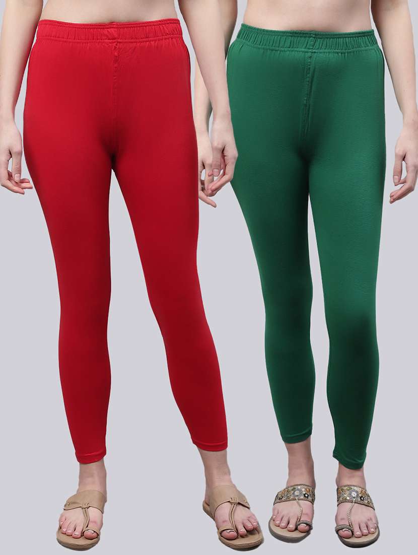 pack of 2 solid leggings