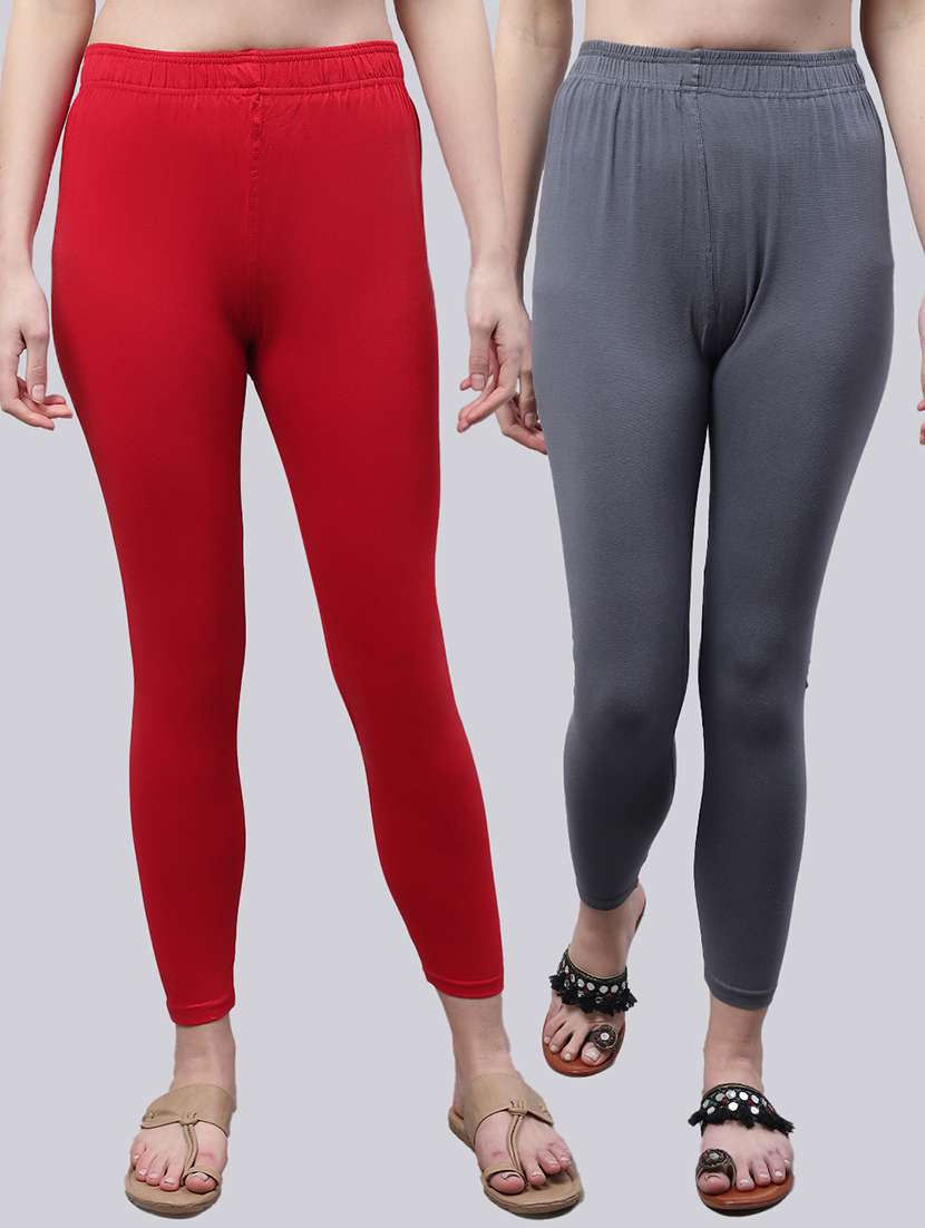 pack of 2 solid leggings