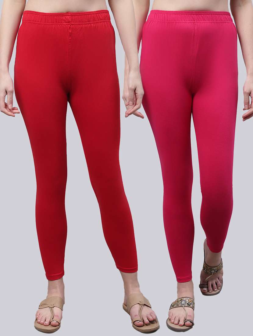 pack of 2 solid leggings