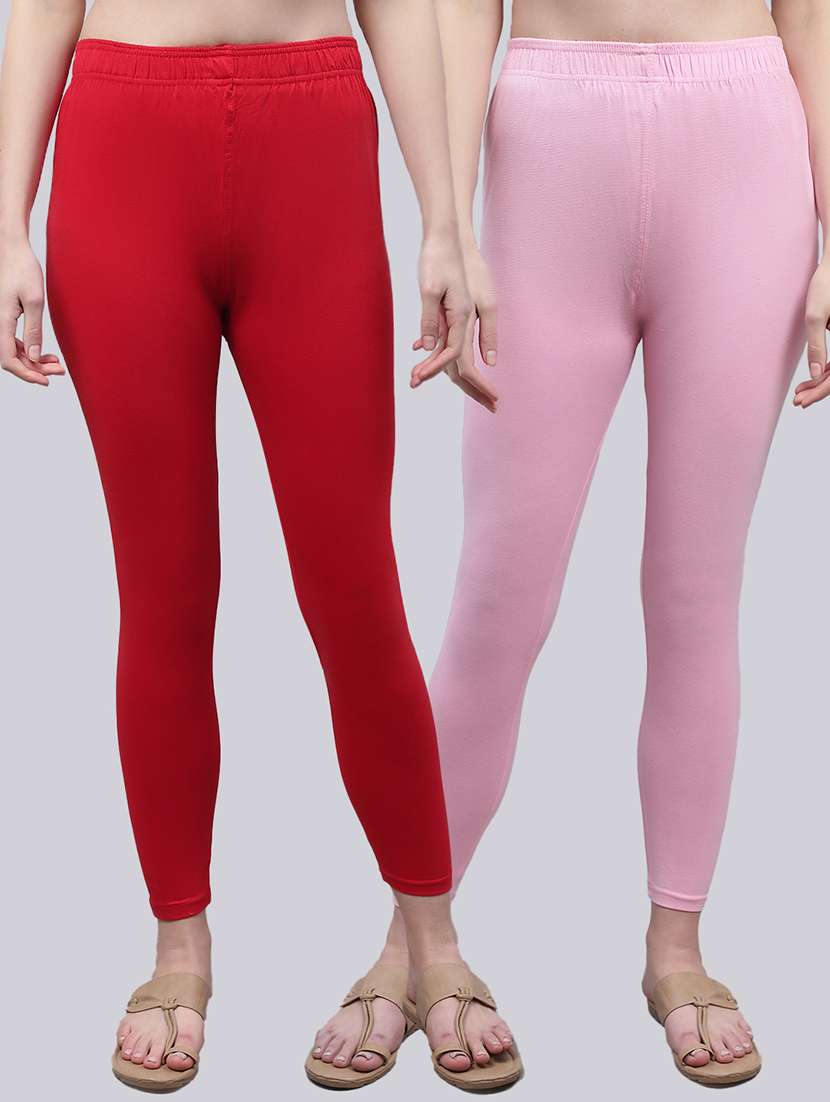 pack of 2 solid leggings