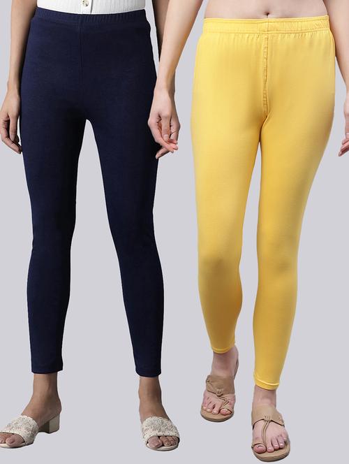 pack of 2 solid leggings - 20022046 - Standard Image - 0