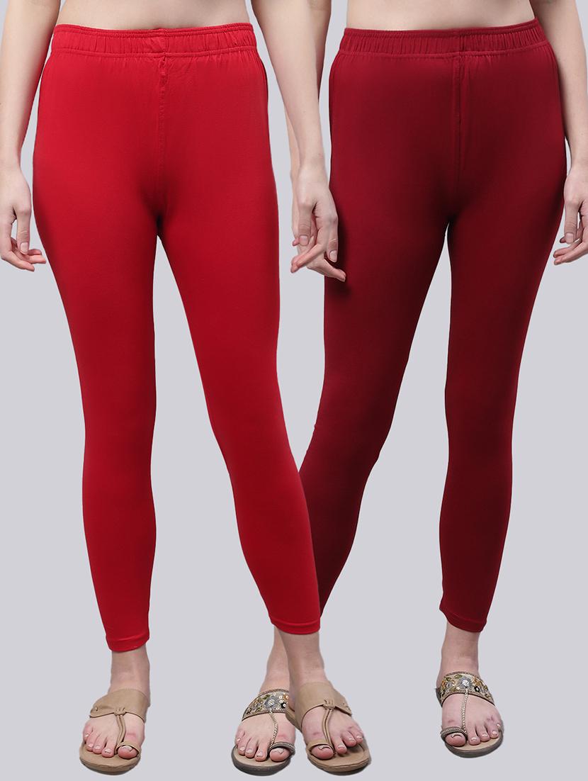 pack of 2 solid leggings - 20022048 - Zoom Image - 0