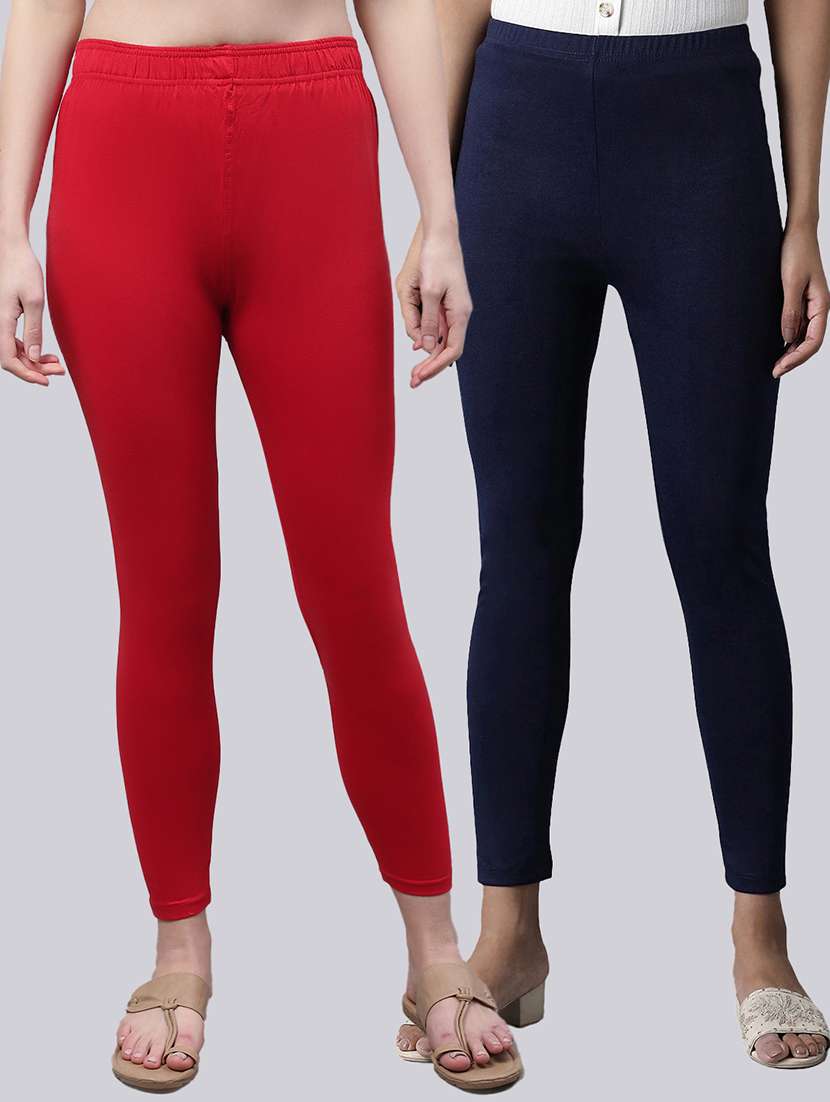 pack of 2 solid leggings