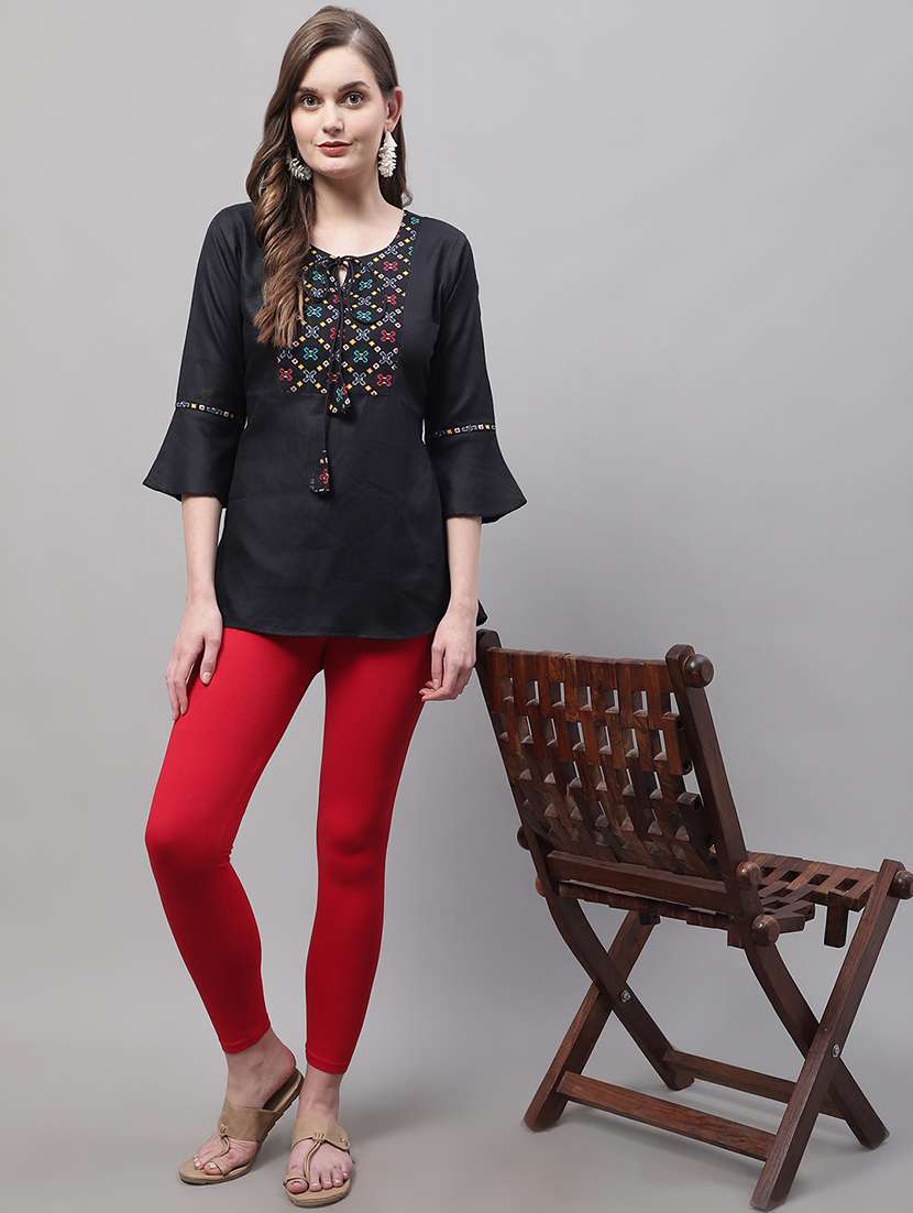 pack of 2 solid leggings - 20022054 -  Standard Image - 5