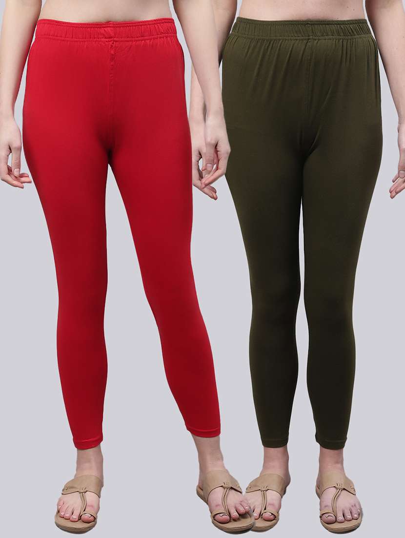 pack of 2 solid leggings