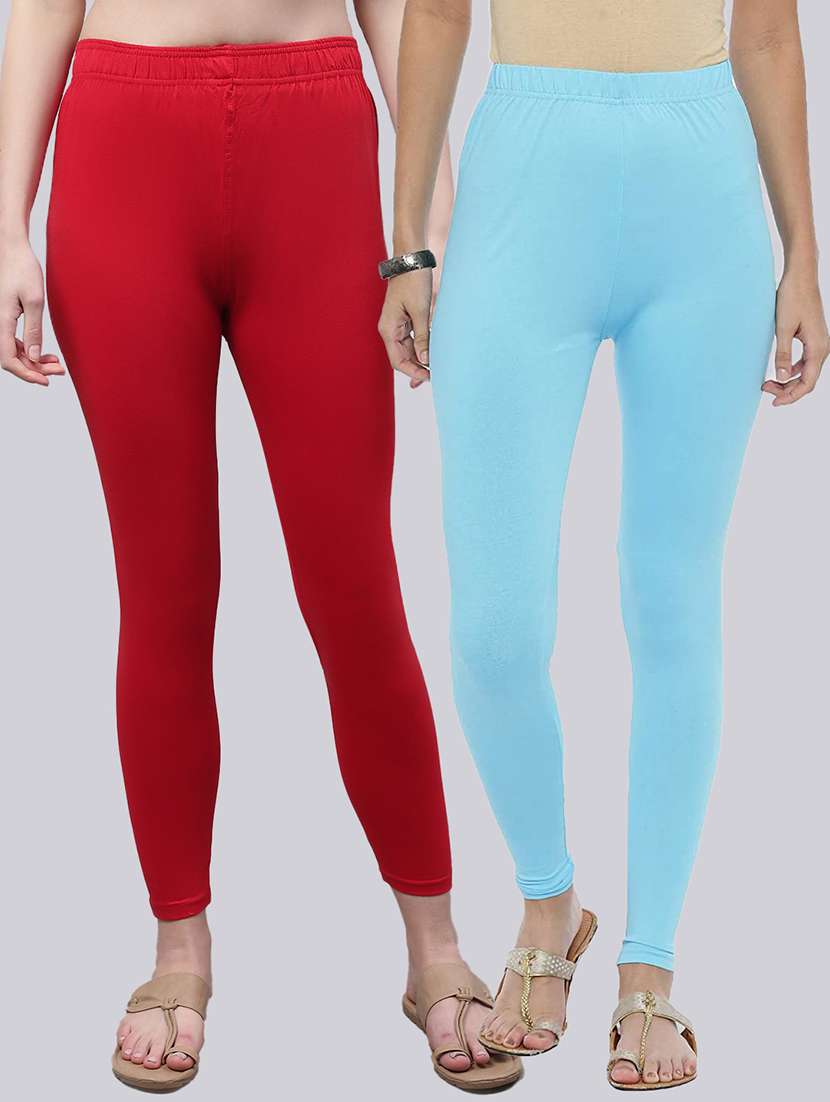 pack of 2 solid leggings
