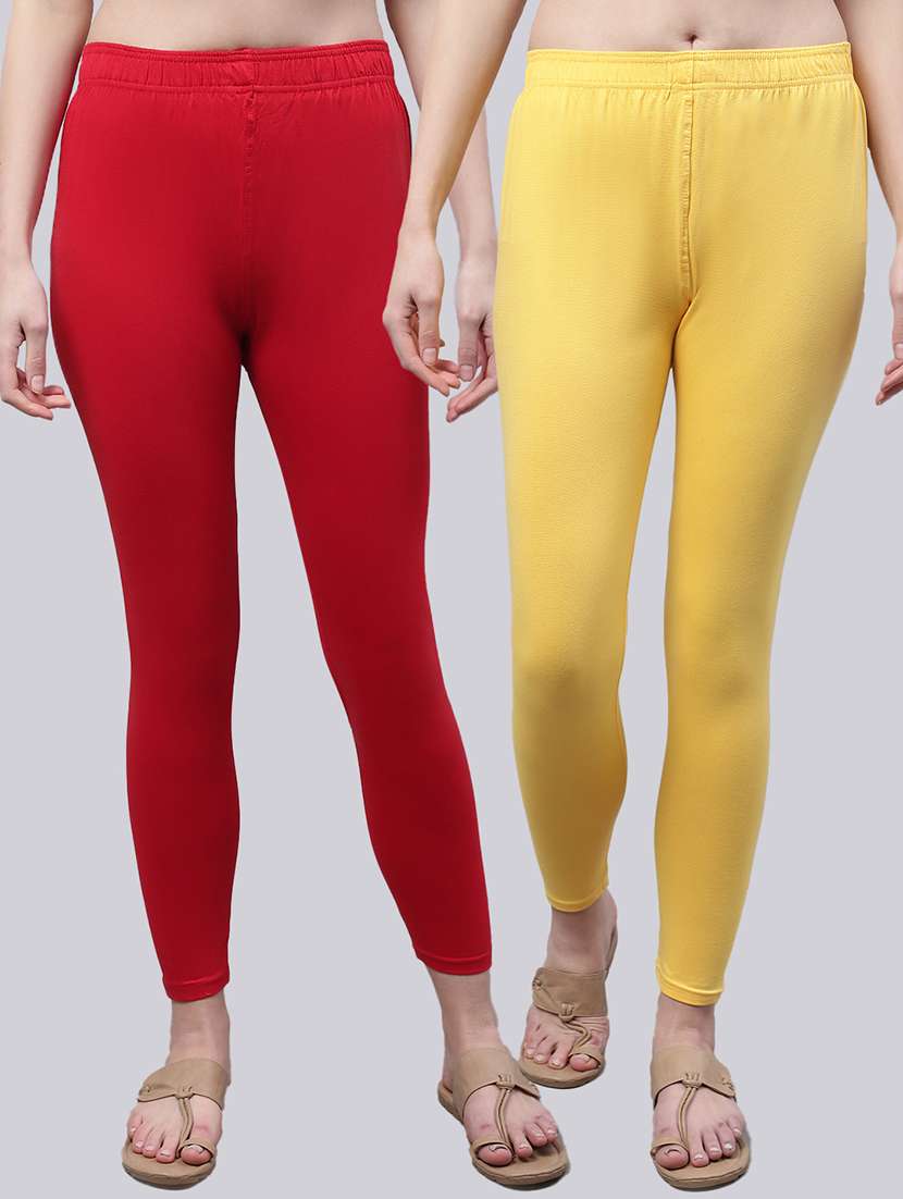 pack of 2 solid leggings