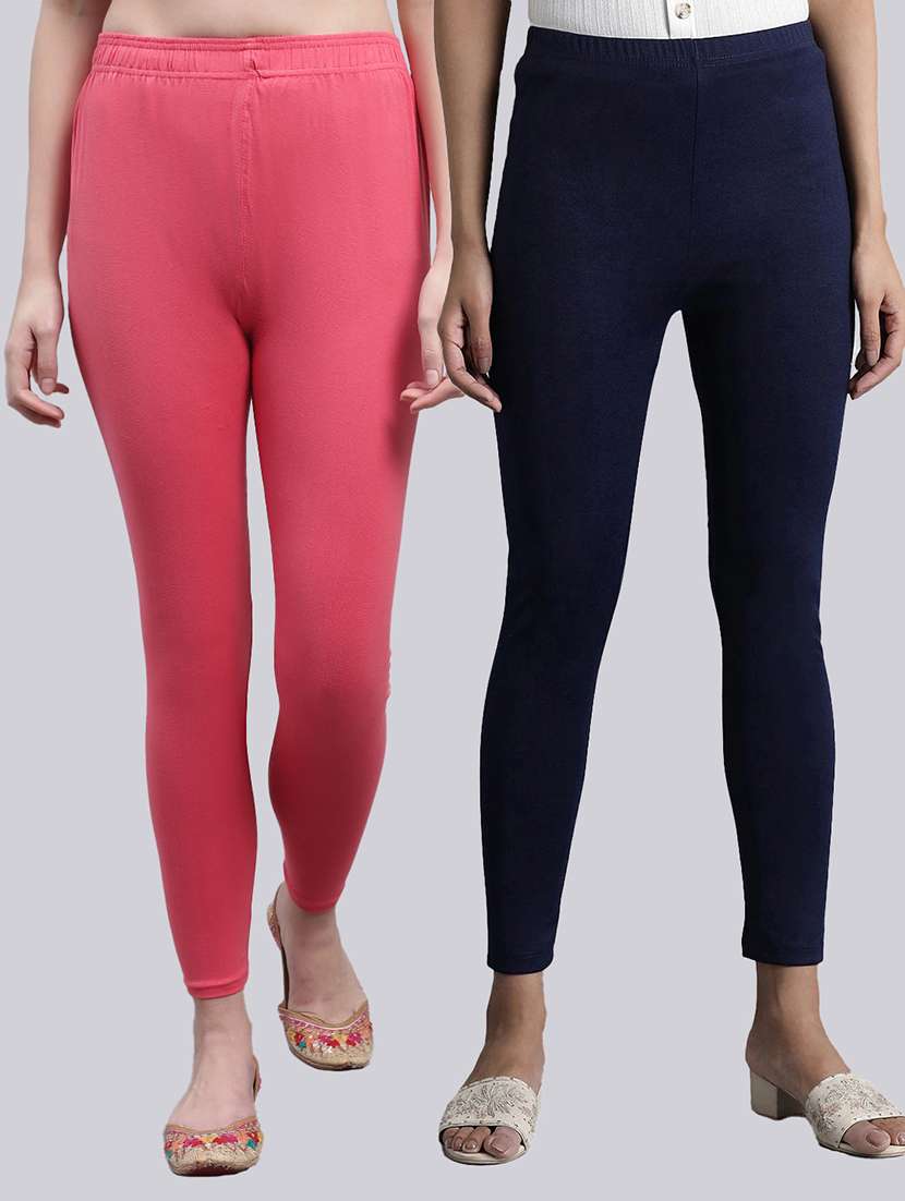 pack of 2 cotton leggings