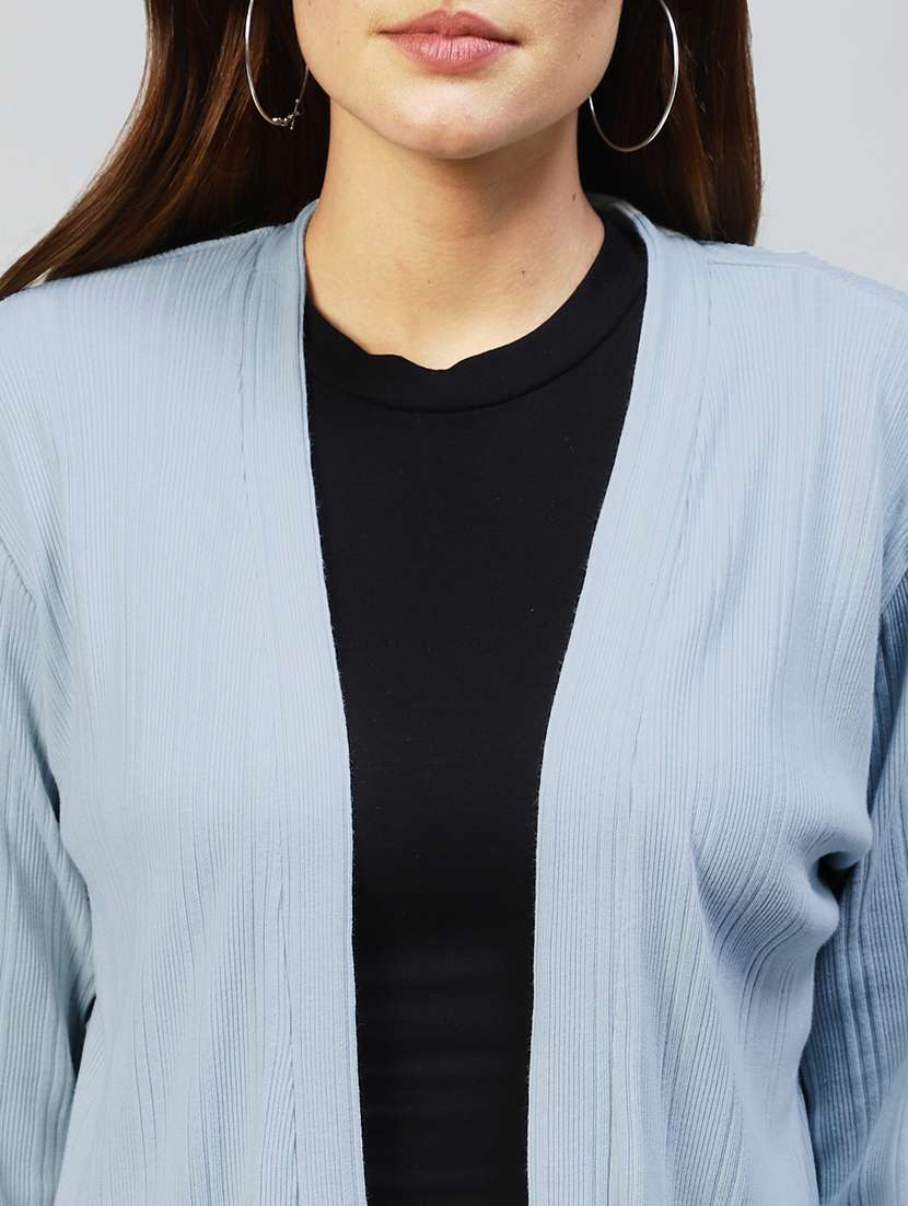 light blue cotton shrug - 20022869 -  Standard Image - 5