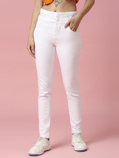 women's plain slim fit jeans - 20023018 - Standard Image - 0