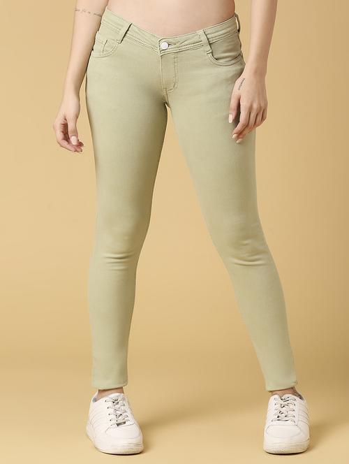 women's plain skinny fit jeans - 20023024 - Standard Image - 0