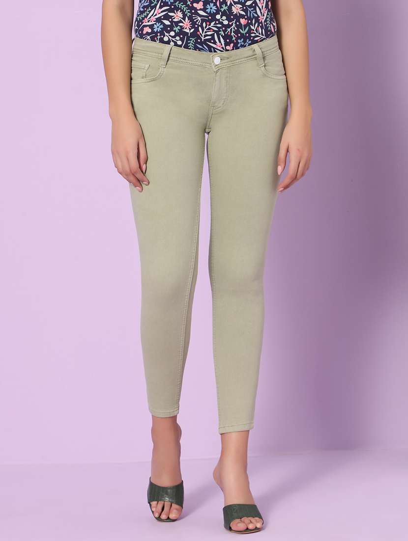 women's plain slim fit jeans
